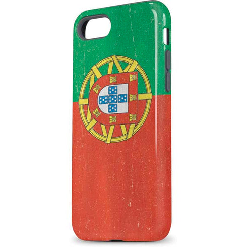 Portugal Flag Distressed iPhone 8 Pro Case